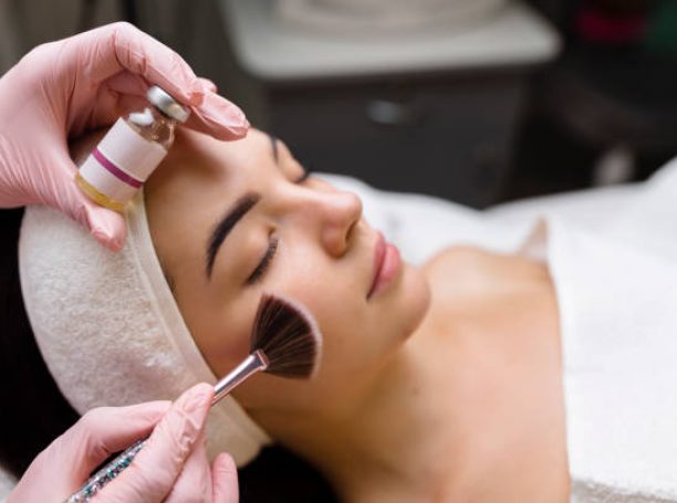 Chemical Peel Face Treatment with Retinol Serum